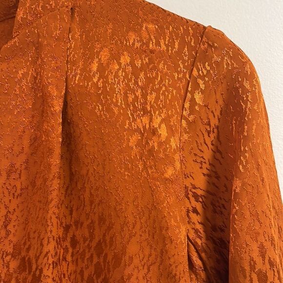 Babaton Power Blouse in Rich Cognac - size XXS - Picture 8 of 12